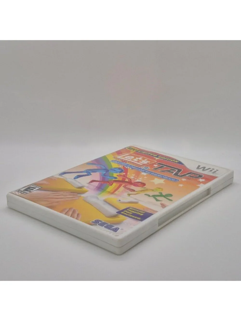 Let's Tap Wii Best Buy Limited Edition SEGA 2009 w/Manual (Missing Tapping Pad)